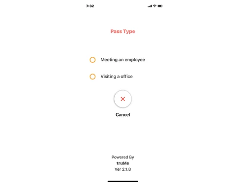 trume meeting an employee