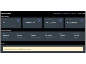 hivepayroll payroll summary dark mode