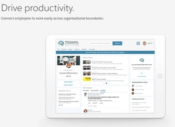 salesforce chatter drive productivity