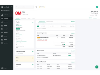 invoiced getting paid