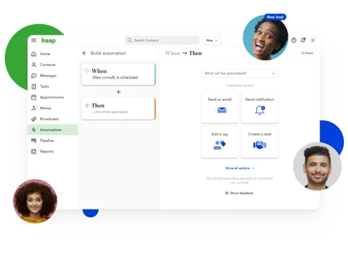 Keap automation