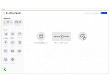 Keap social campaign