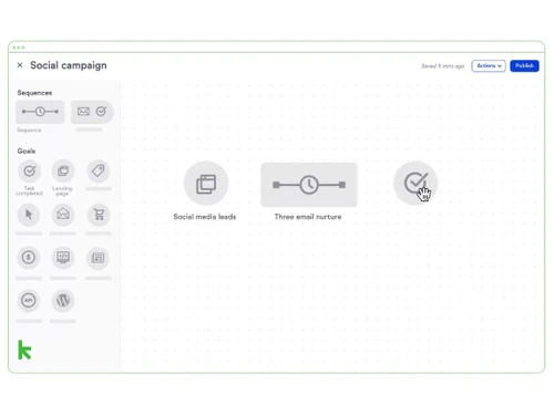 Keap social campaign