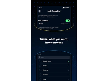 Windscribe split tunneling
