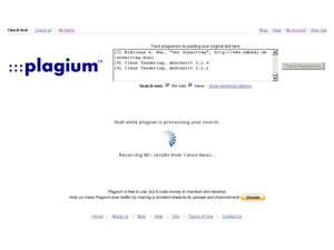 plagium data check