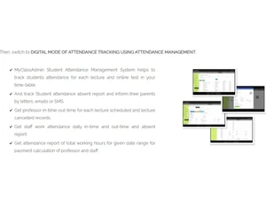 MyClassAdmin-Attendance management