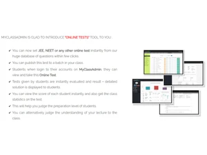 MyClassAdmin-Online tests