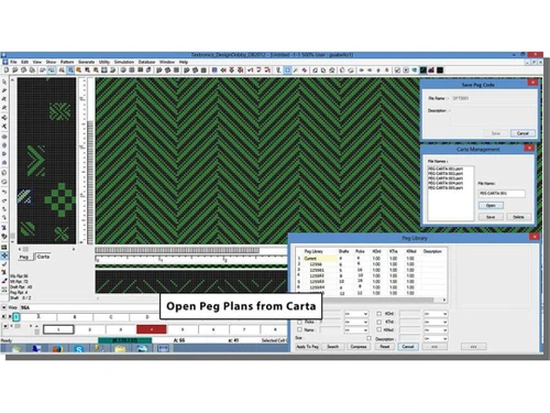 Textronic CAD system Blanket Management