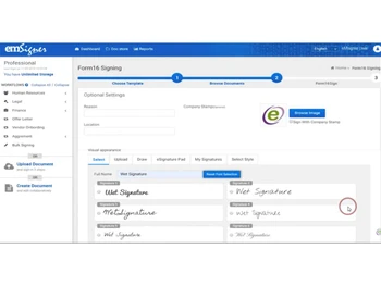 emsigner software-forms