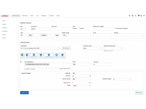 labsmart patient details