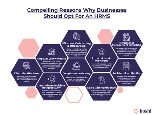 Hoshi HRMS organisational structures