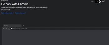 google chrome dark mode with chrome