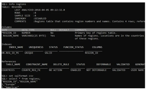 oracle sql developer coding