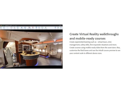 Adobe Captivate for Teams-Virtual Reality walkthroughs