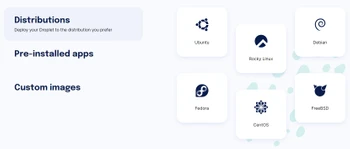 digitalocean distribution