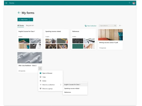 microsoft forms software-quizzes