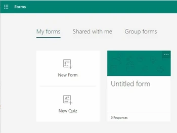 microsoft forms software-sharing