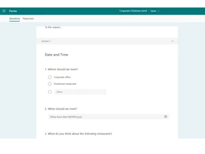microsoft forms software-surveys