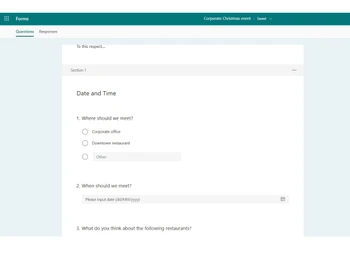 microsoft forms software-surveys