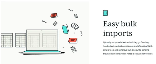 handwrytten easy bulk imports
