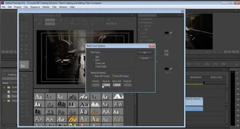 Adobe Premium Pro CS6 crawl options