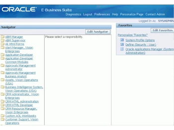 Oracle E-Business Suite