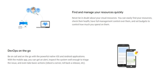 google cloud console devops