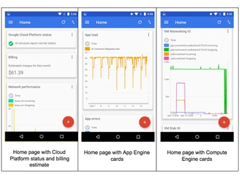 google cloud console home