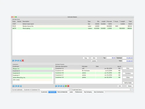 estimate transfer-items
