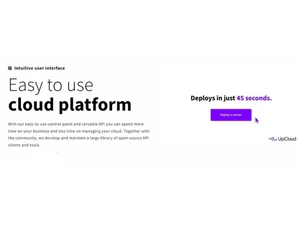 upcloud user interface