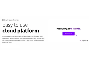 upcloud user interface