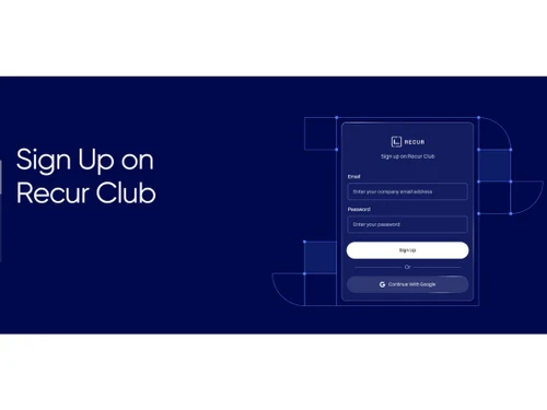 recur club signup