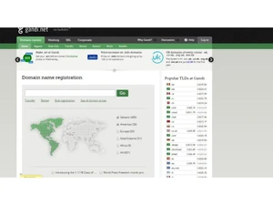 gandi.net dashboard