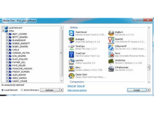 ninite pro user interface