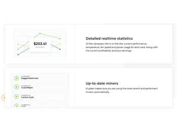 kryptex realtime statistics