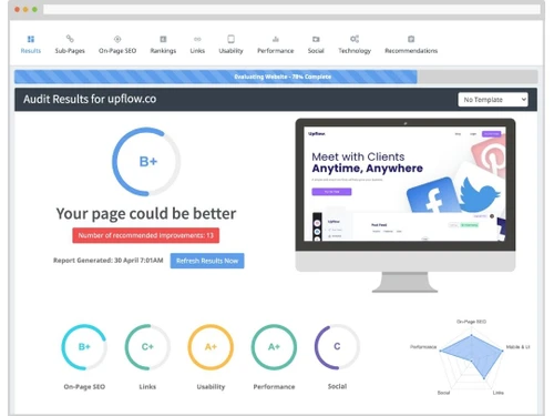 seoptimer embeddable audit tool