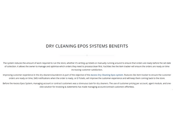 axcess it dry cleaning benefits