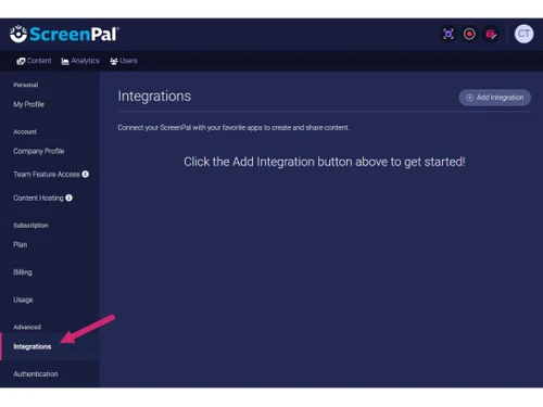 screenpal integrations