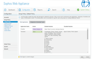 SOphos Secure Web Appliance