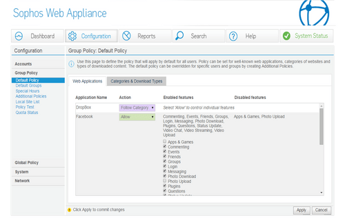 SOphos Secure Web Appliance