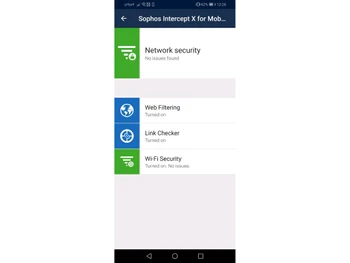 Sophos Mobile Security network
