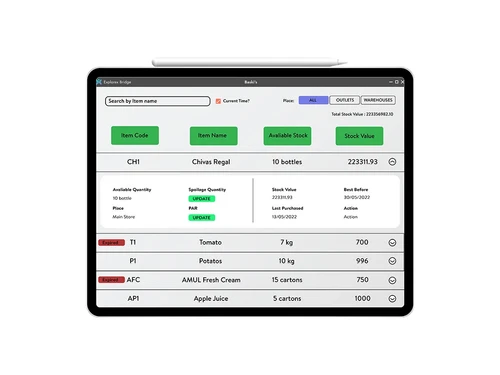 bridge digital-menu