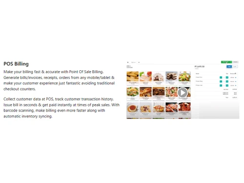 output books pos billing