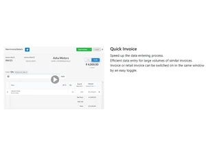 output books quick invoice