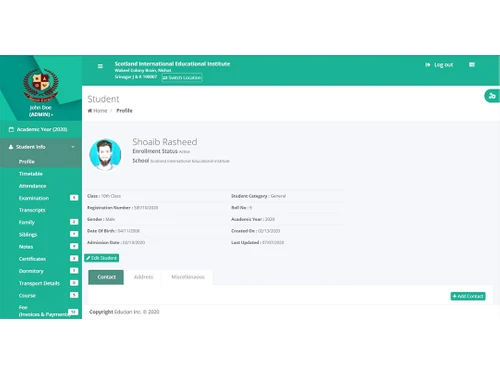 educian-studetn-info