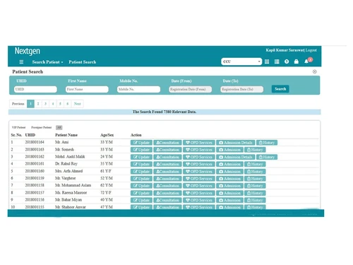 nextgen patient search
