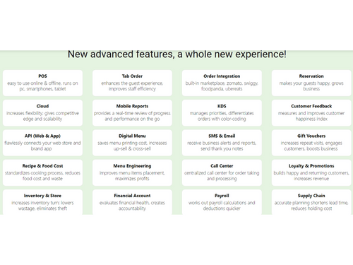 Fusion Resto features