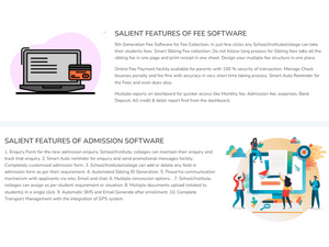 schoolconsole salient feature