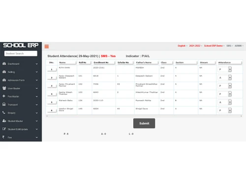 school-erp student attendance