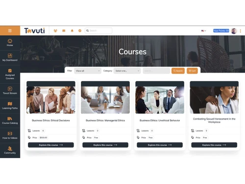 Tovuti LMS courses